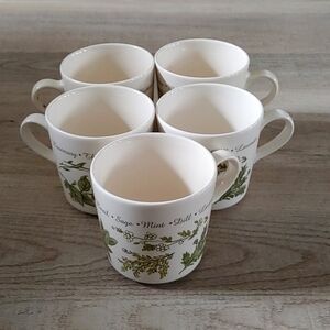 5 Corelle cups Thymeless